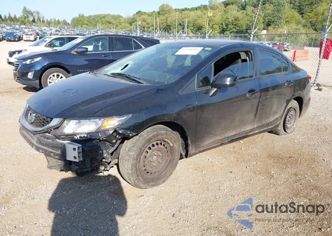 2013 Honda Civic Lx из США, поврежденный, VIN 2HGFB2F56DH573622